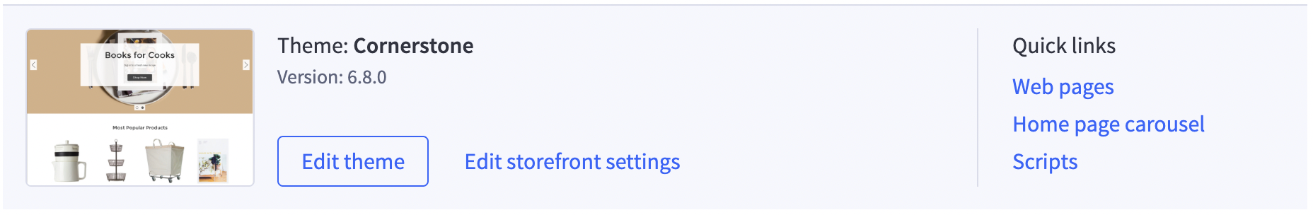 Recommend settings in the BigCommerce app