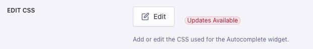 Autocomplete update for CSS